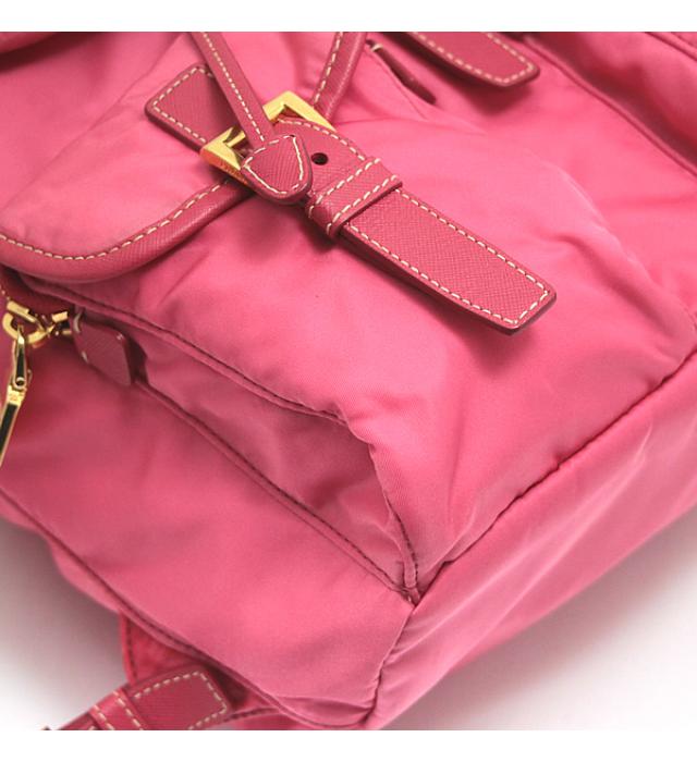 楽天市場】プラダ PRADA 三角ロゴ リュックサック バックパック ピンク