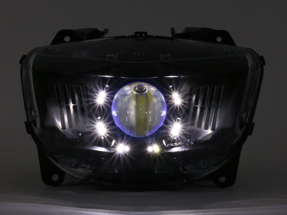 楽天市場】GAMMAS 5型 シグナスX CYGNUS X 魚眼ヘッドライト LED 50W