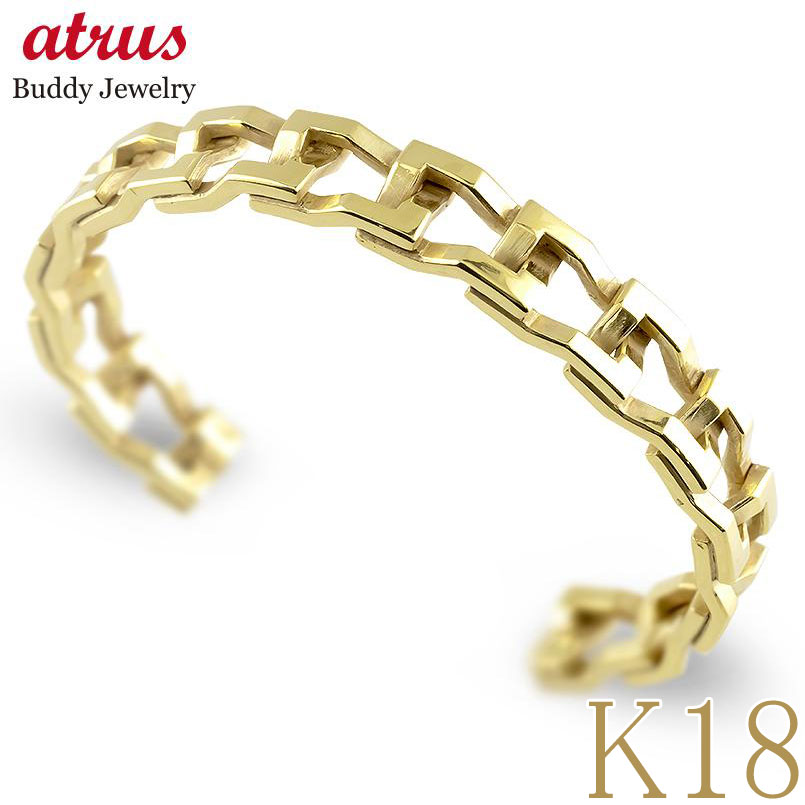楽天市場】【10%OFFセール】18金 ブレスレット メンズ ゴールド