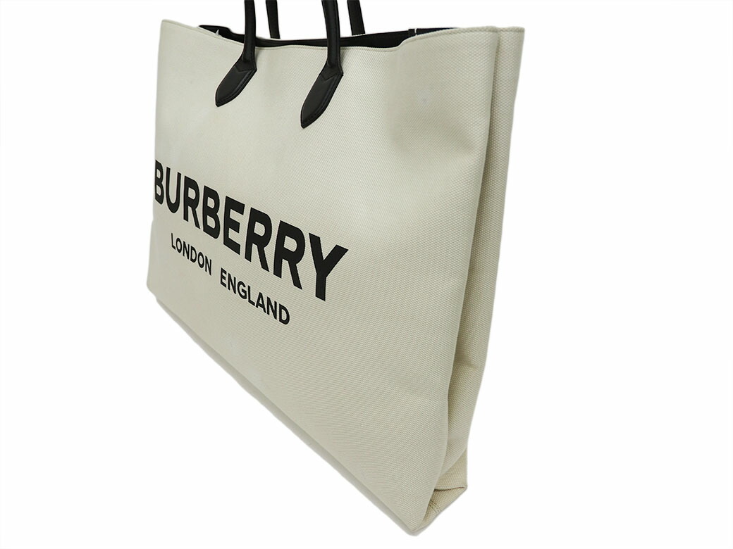 楽天市場】バーバリー BURBERRY バッグ ロゴ キャンバス トートバッグ