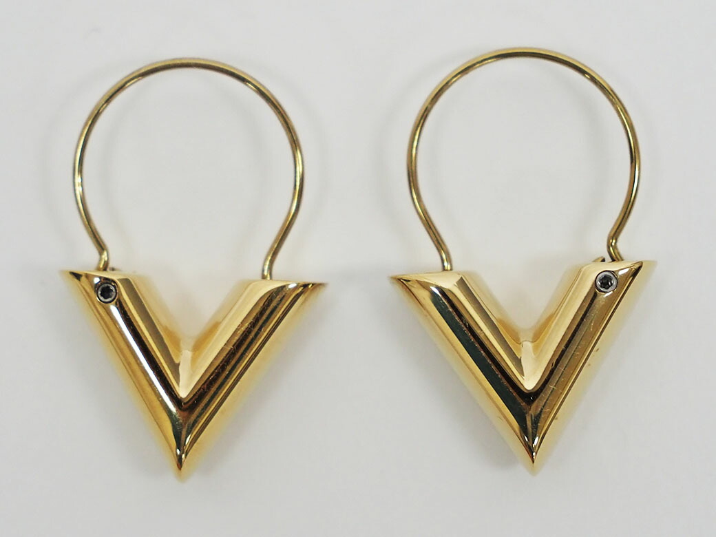 楽天市場】ルイヴィトン LOUIS VUITTON ピアス エセンシャルV M61088