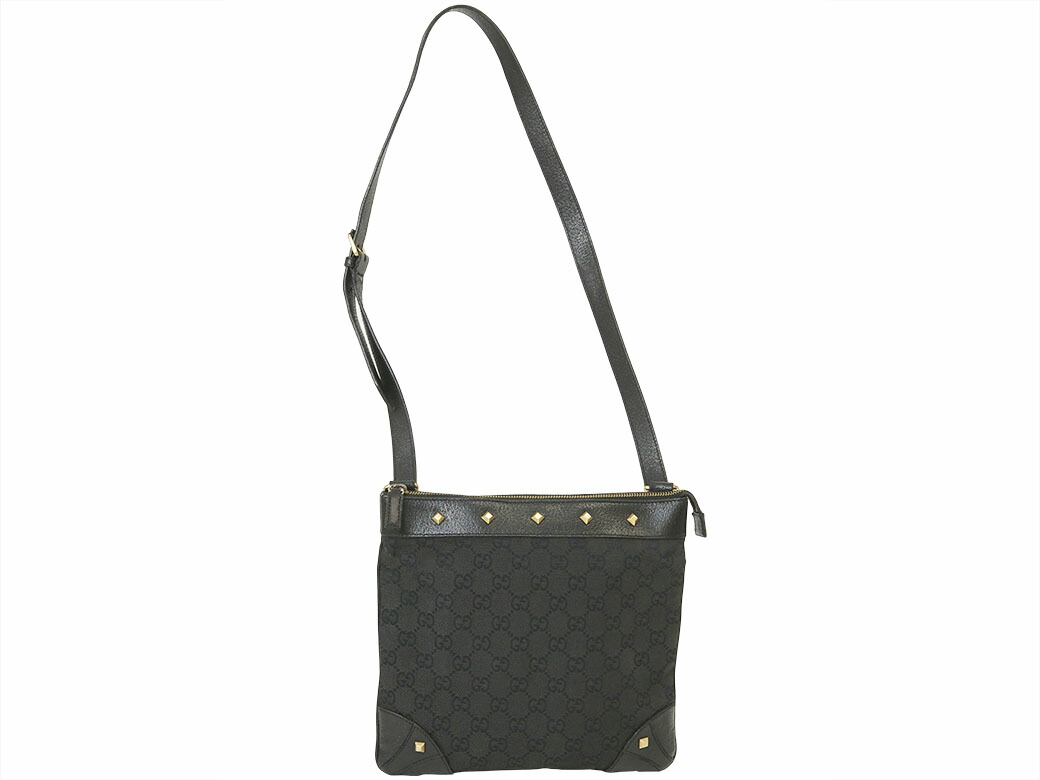 楽天市場】グッチ GUCCI ショルダーバッグ GGキャンバス スタッズ