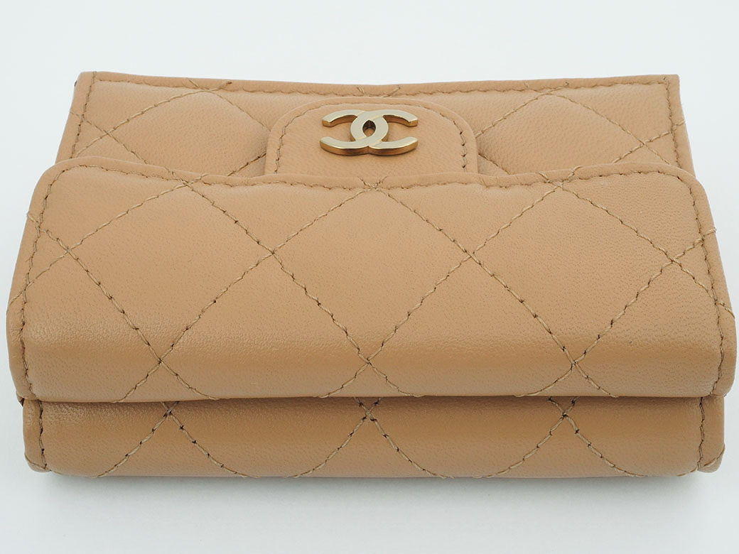 楽天市場】シャネル CHANEL 財布 三つ折り マトラッセ スモール