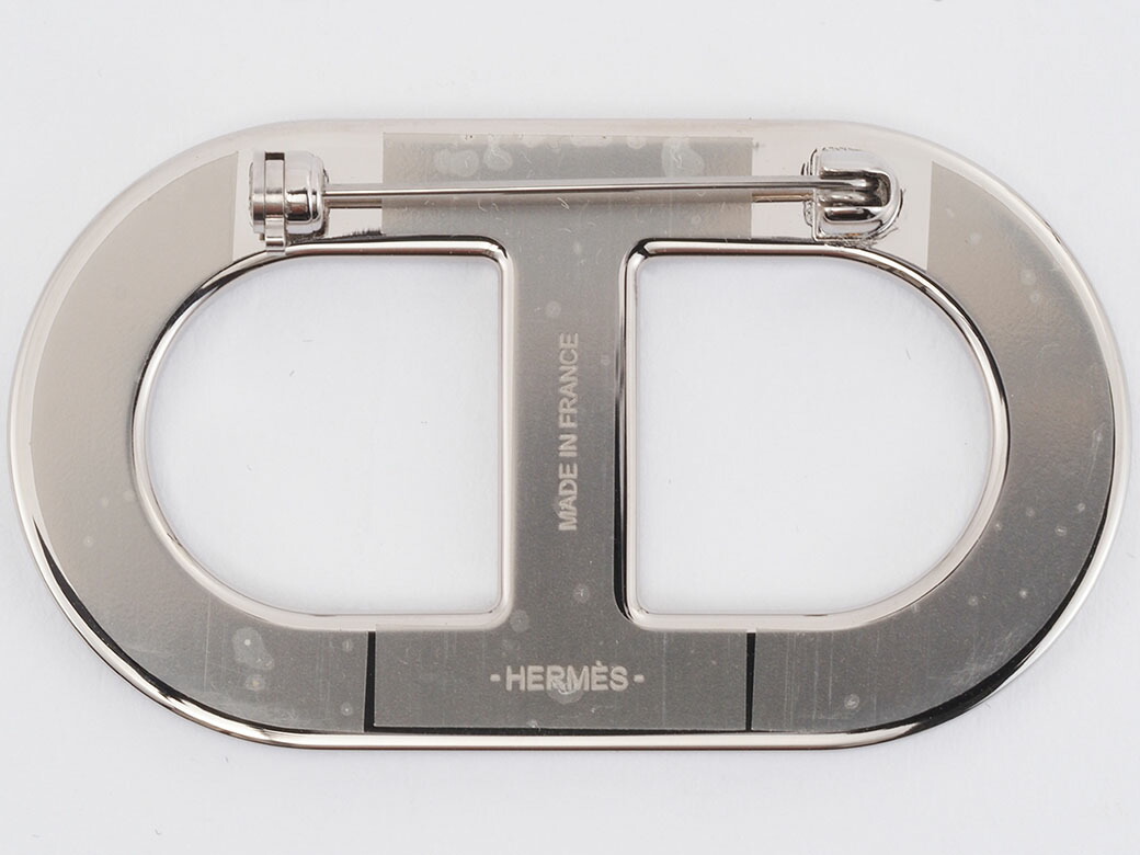 楽天市場】エルメス HERMES ブローチ シェーヌダンクル ブラック 黒