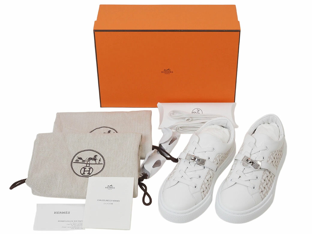 楽天市場】エルメス HERMES スニーカー デイ 靴 ホワイト H241184Z