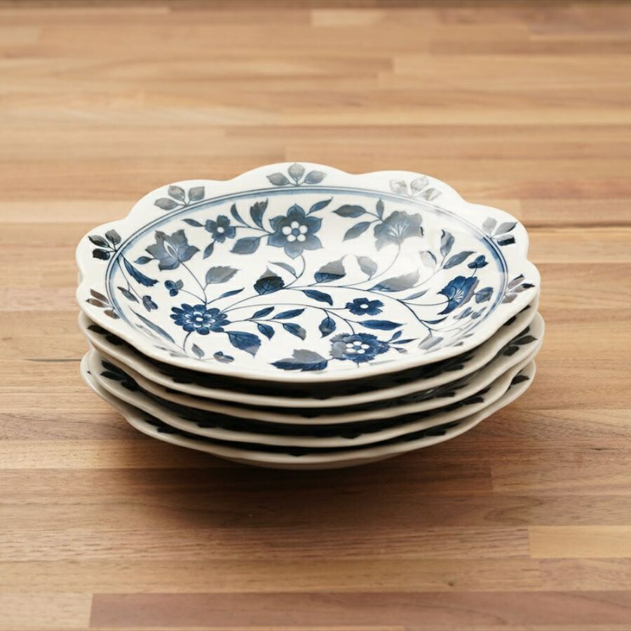 楽天市場】深皿 5枚セット 花さらさ 和食器 食器 おしゃれ かわいい