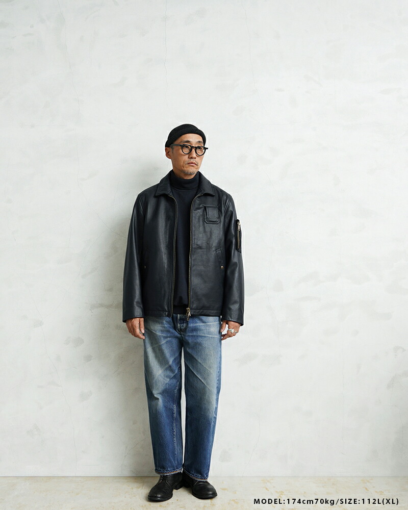 楽天市場】WAIPER.inc フランス軍 70's レザーフライトジャケット