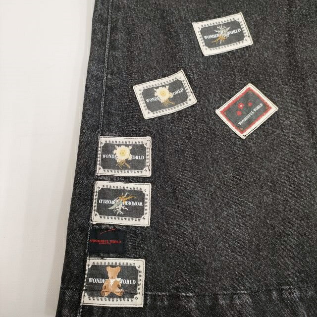 楽天市場】KANEKO ISAO WONDERFUL WORLD パッチ デニム ロングスカート