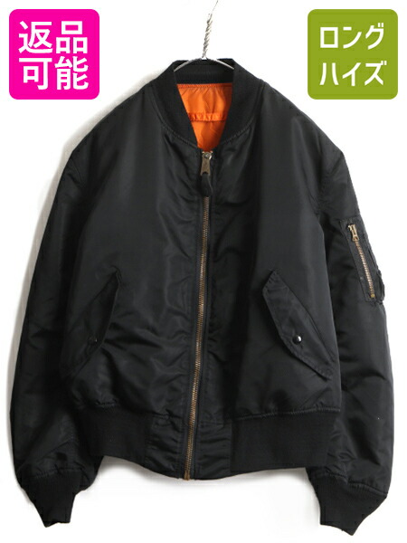 楽天市場】90's USA製 人気 黒 □ ALPHA INDUSTRIES 社製 MA-1