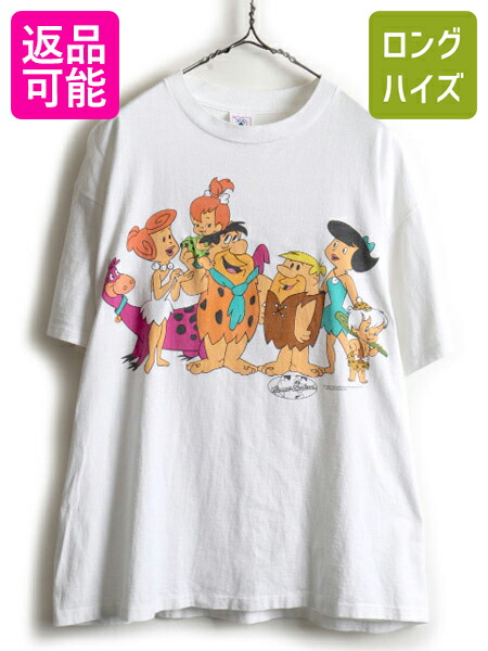楽天市場】90s USA製 大きいサイズ XL ☆ 原始家族フリントストーン