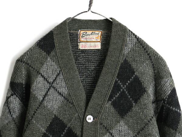 楽天市場】60s ☆ BRENTWOOD アーガイル ウール アルパカ 長袖 ニット