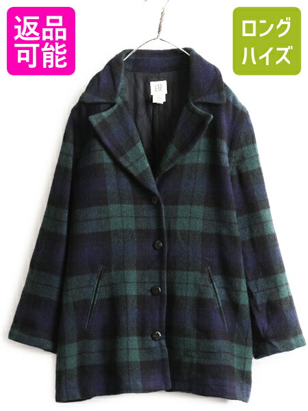 楽天市場】デッドストック 00s OLD GAP ブラックウォッチ 中綿 ウール