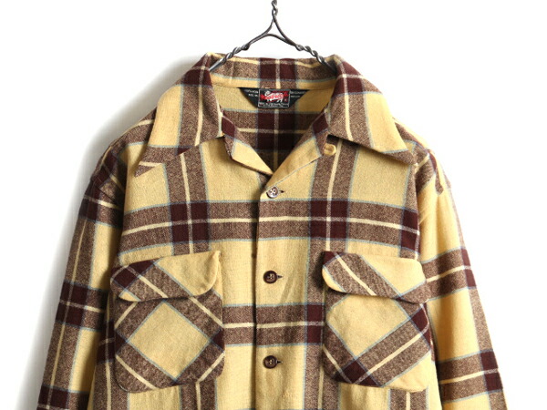 楽天市場】50s 三角タグ ビンテージ USA製 ☆ ウールリッチ チェック