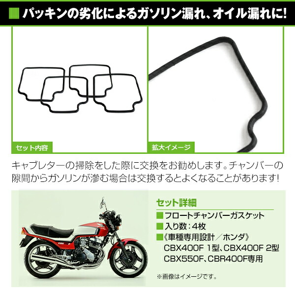 楽天市場】【メール便送料無料】 キャブレターフロートパッキン
