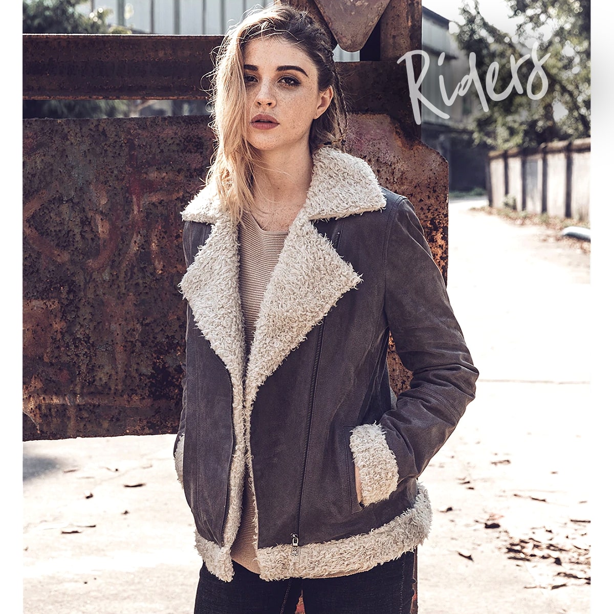 楽天市場】全7サイズ! [Women's Faux Fur Shearling Pigskin Genuine