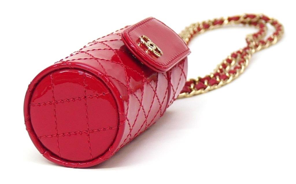 楽天市場】シャネル CHANEL リップケース チェーンショルダー 赤