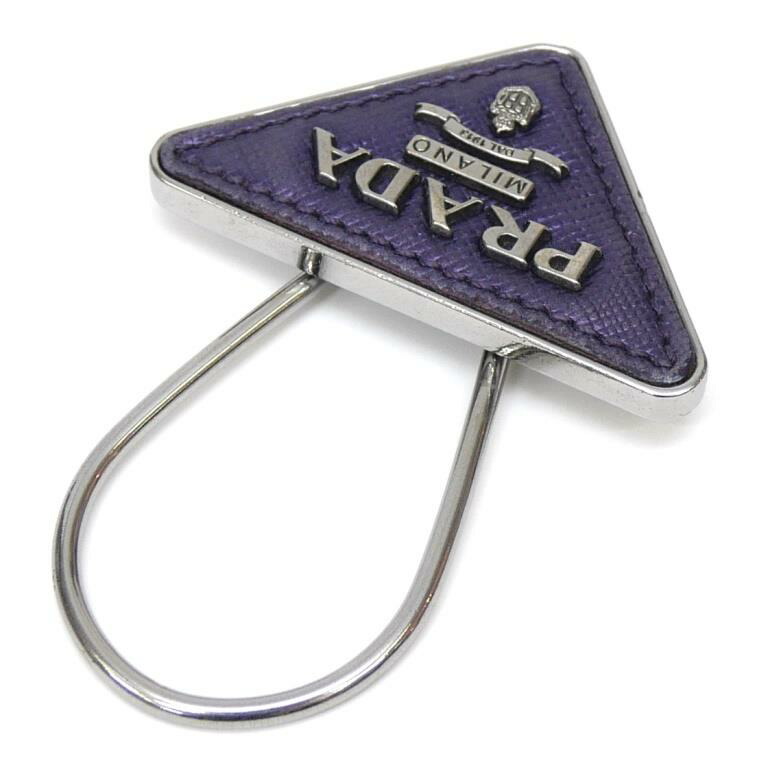 楽天市場】プラダ PRADA キーホルダー トライアングル キーリング