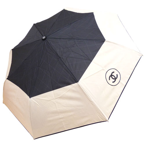 楽天市場】【CHANEL シャネル】傘 折りたたみ傘 ココマーク バイカラー