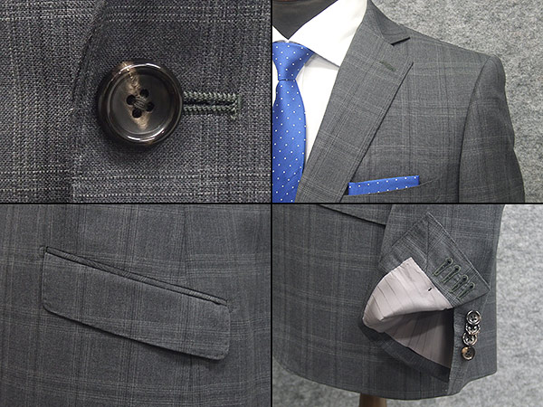 楽天市場】春夏物 グレー系大格子 [Ermenegildo Zegna] ゼニア