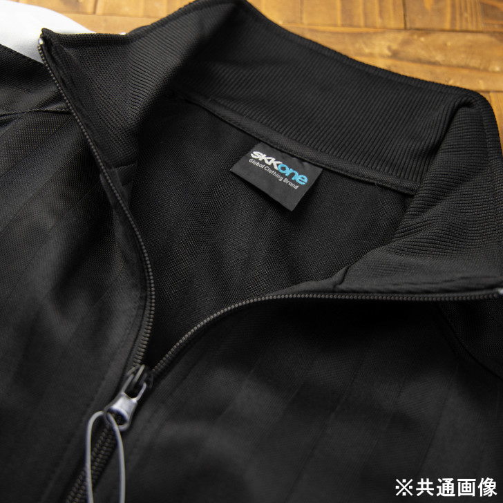 楽天市場】ジャージ☆上下セット 黒×チャコールグレー ストライプ