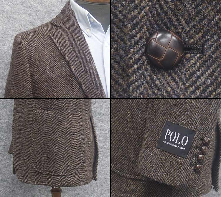 楽天市場】英国生地 [Harris Tweed]ハリスツイード ジャケット メンズ