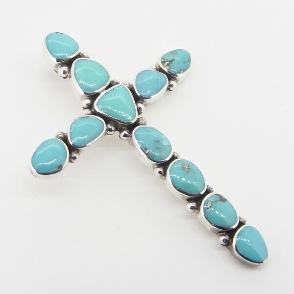 楽天市場】クロス インディアンジュエリー トルコ石 ターコイズ あす楽