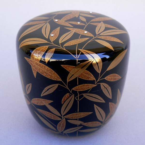 楽天市場】茶道具 棗 なつめ 笹蒔絵中棗 利休好写 【送料無料】 茶道具