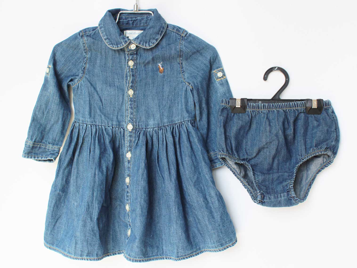 楽天市場】デニム ワンピース（ブランドラルフローレン）（キッズ