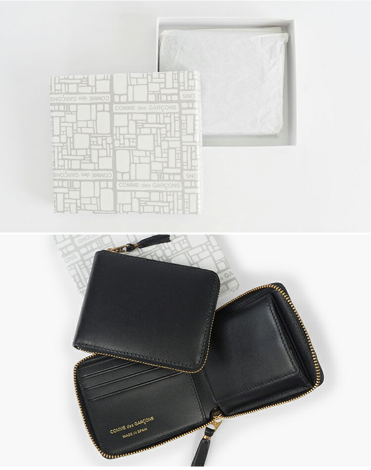 楽天市場】コムデギャルソン 財布 メンズ レディース 二つ折り 本革