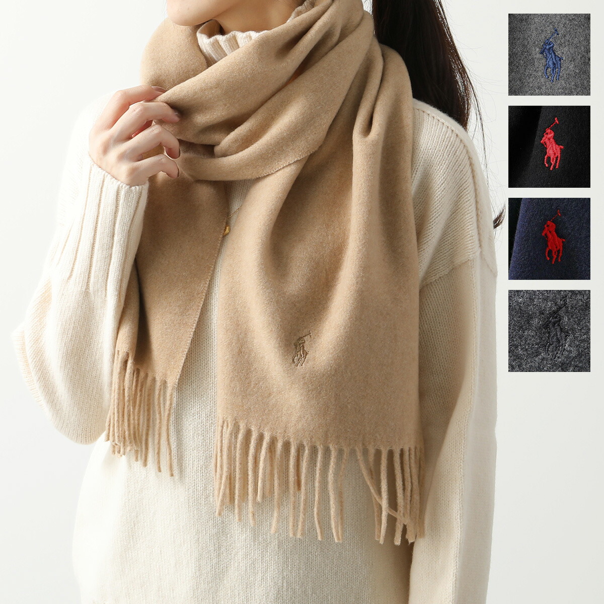 楽天市場】Polo Ralph Lauren ポロ ラルフローレン マフラー PC1117