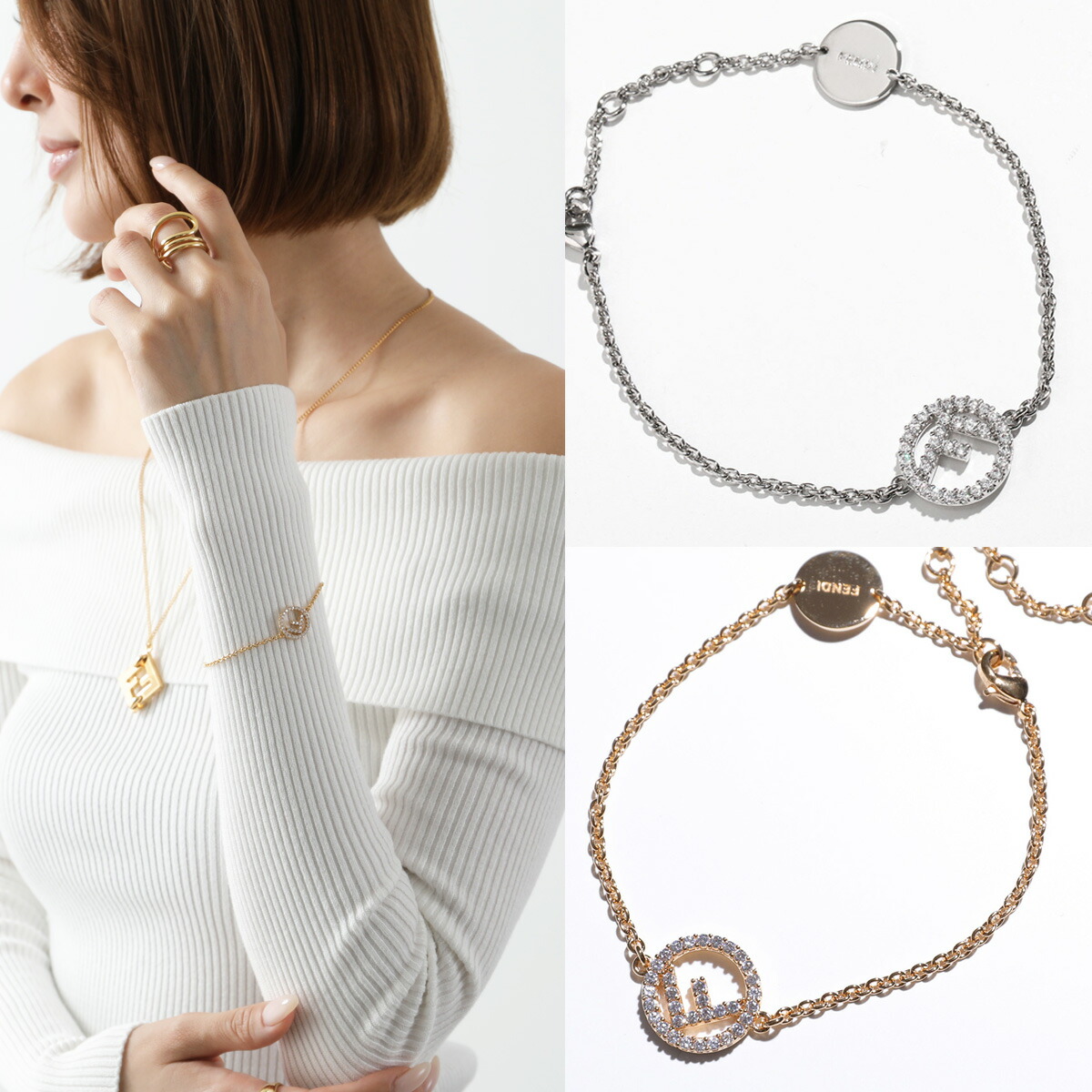 楽天市場】FENDI フェンディ ブレスレット F IS FENDI エフ イズ