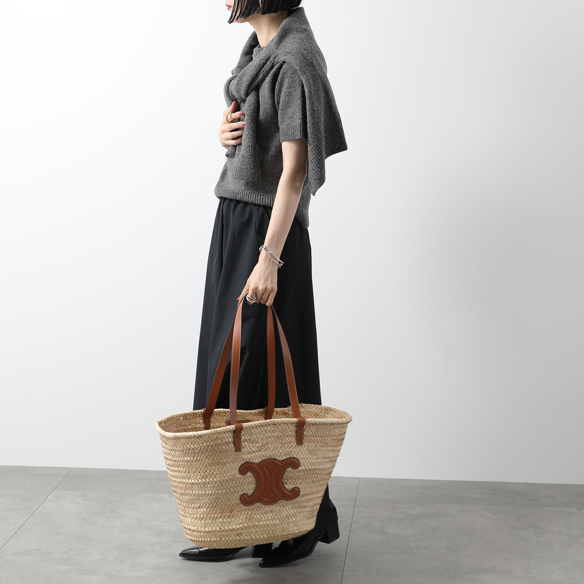 楽天市場】CELINE セリーヌ かごバッグ Triomphe トリオンフ 192492CGG