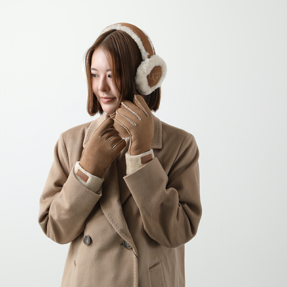 楽天市場】UGG アグ グローブ TURN CUFF GLOVE 17369 レディース