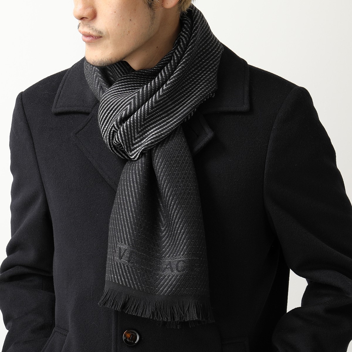 楽天市場】VERSACE ヴェルサーチ ISC35R1 IT01850 マフラー フリンジ