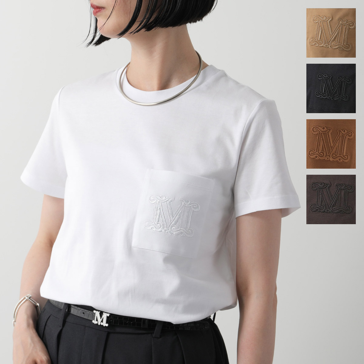 楽天市場】MAX MARA マックスマーラ 半袖 Tシャツ PAPAIA パパイア