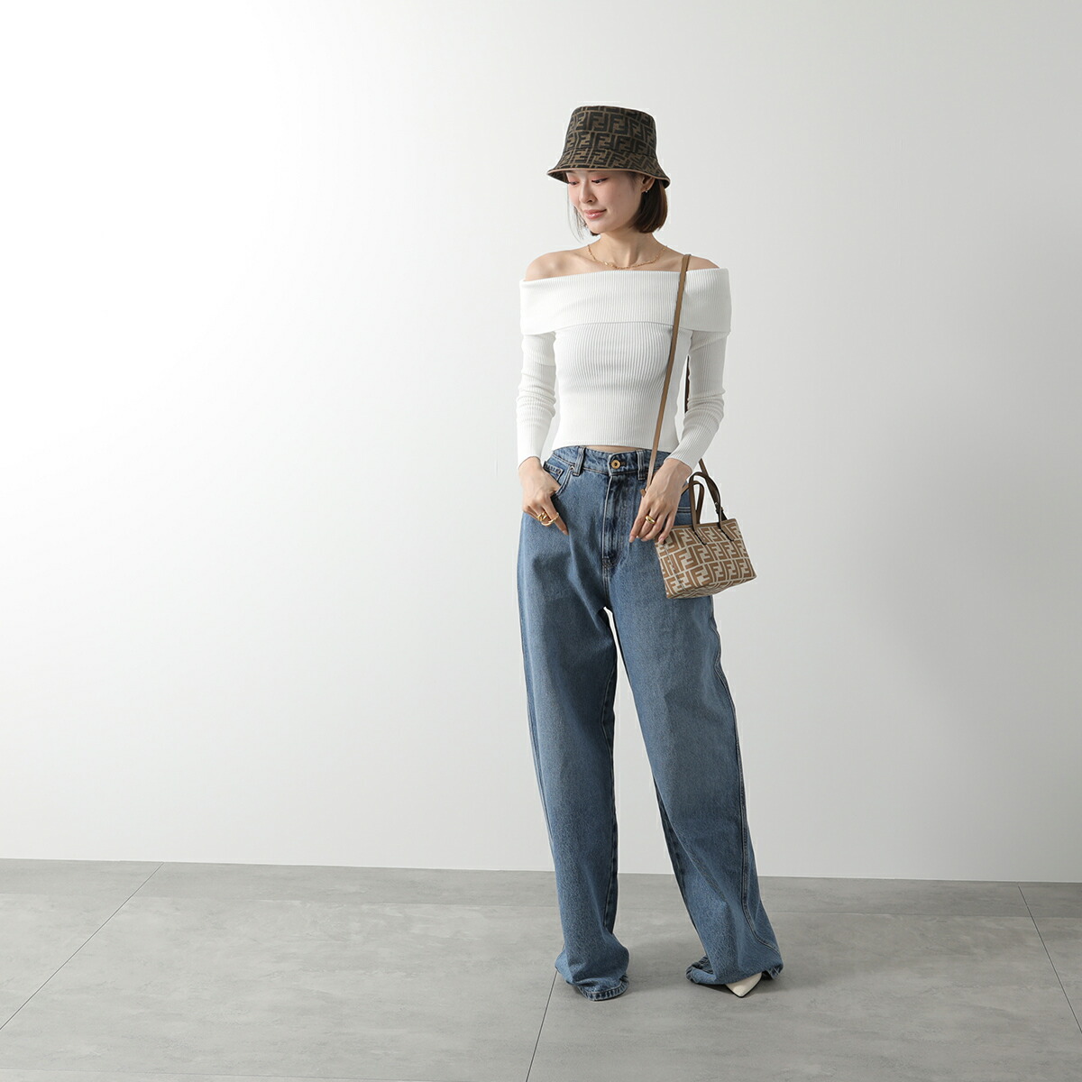 楽天市場】FENDI フェンディ バケットハット FXQ899 ALSG レディース