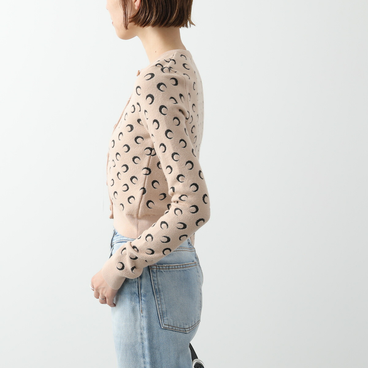 楽天市場】Marine Serre マリーン セル カーディガン Moon Jacquard