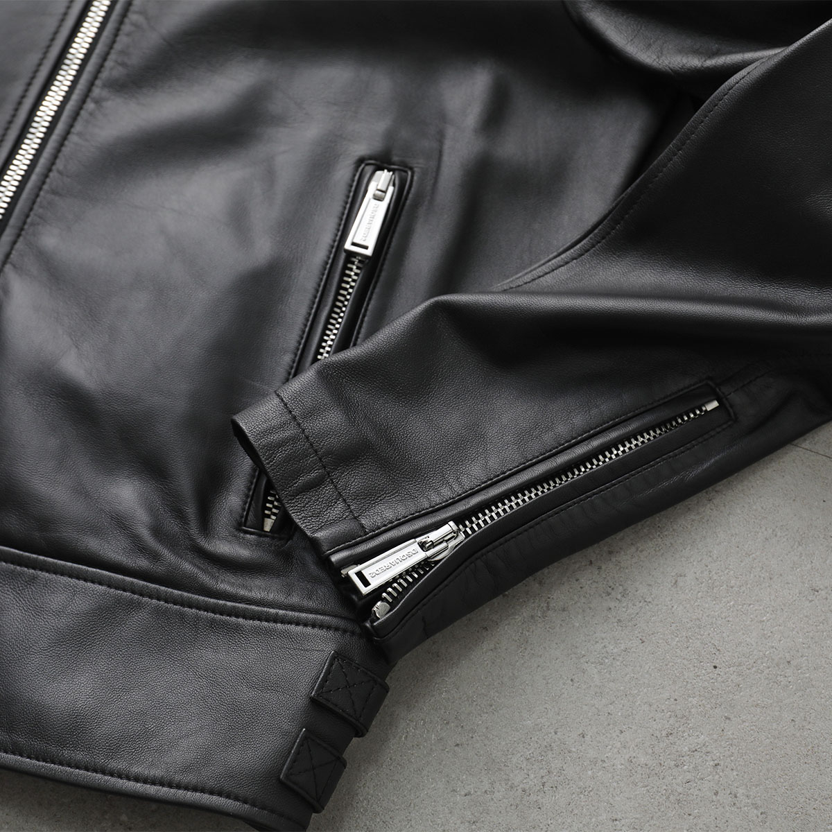 楽天市場】DSQUARED2 ディースクエアード レザージャケット Biker