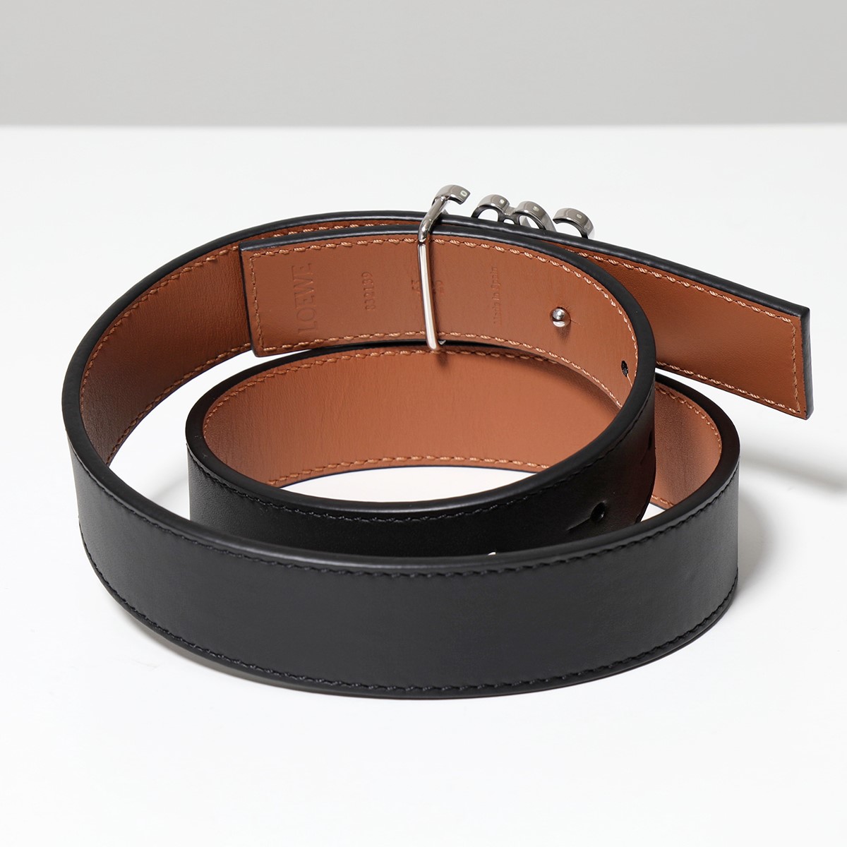 楽天市場】LOEWE ロエベ ベルト ANAGRAM REV 2.8 CM BELT アナグラム