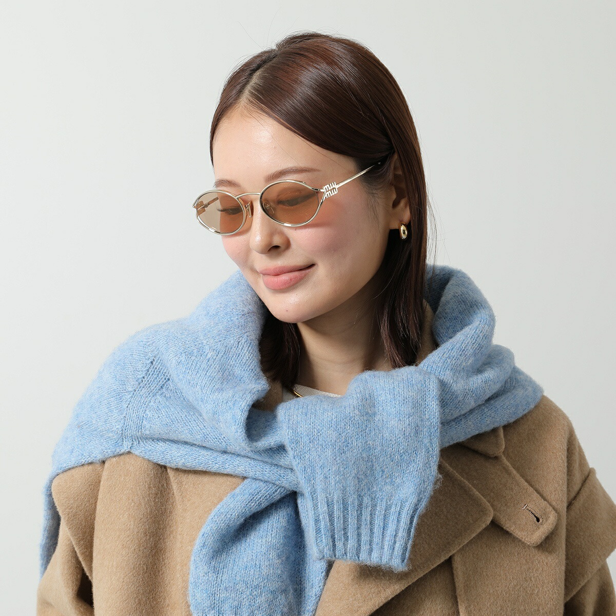 楽天市場】MIUMIU ミュウミュウ サングラス SMU 52Y レディース