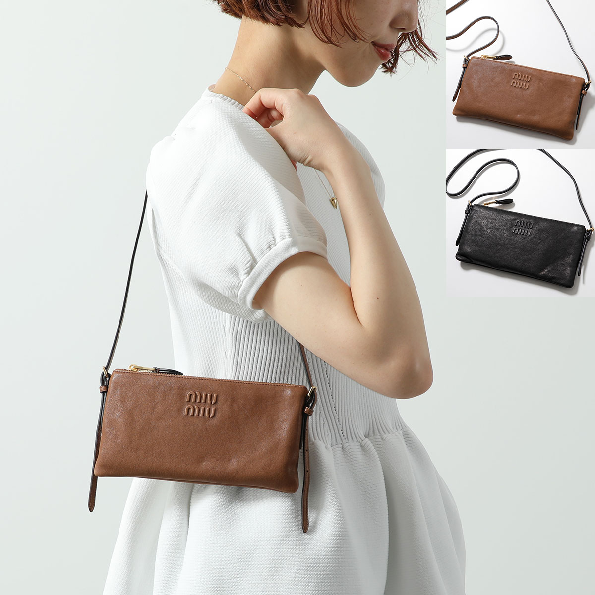 楽天市場】MIUMIU ミュウミュウ ショルダーバッグ 5NI007 AEFX