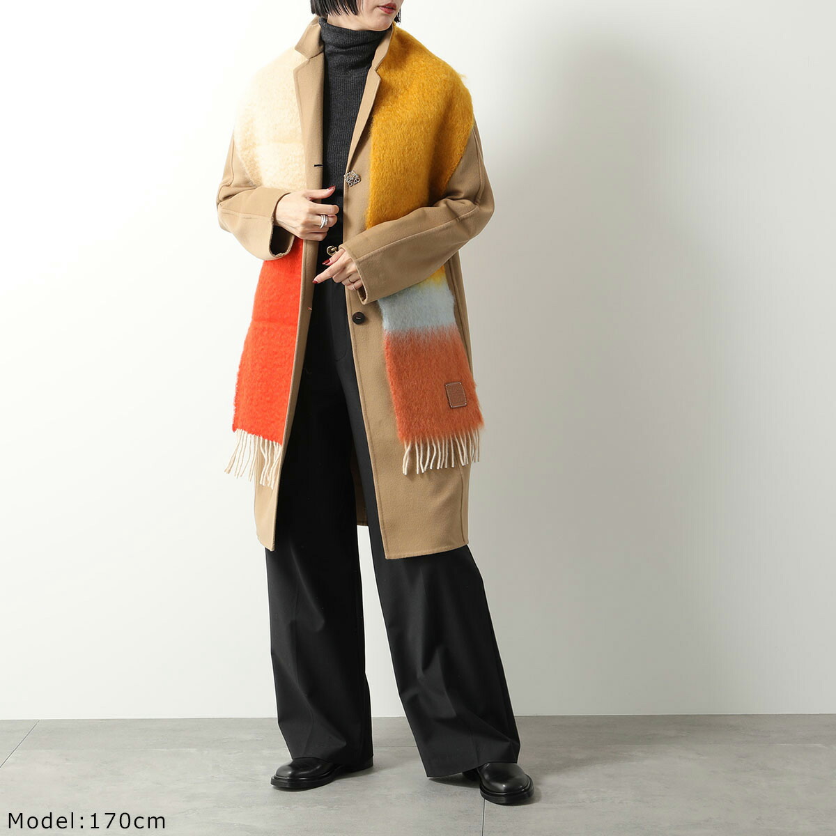 楽天市場】LOEWE ロエベ マフラー 23×185 F811257X22 レディース