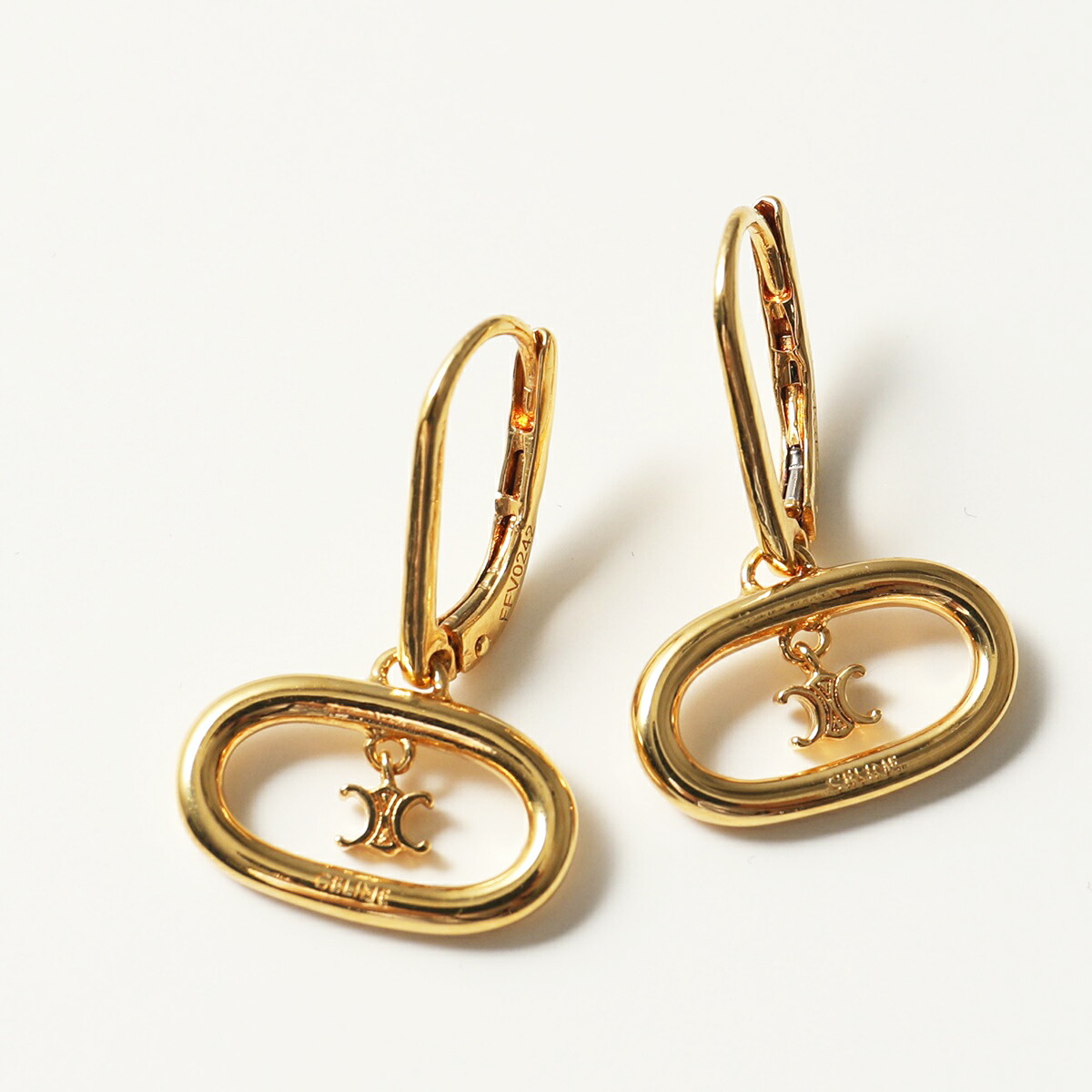 楽天市場】CELINE セリーヌ ピアス Mobile モバイル 46X556BRA.35OR