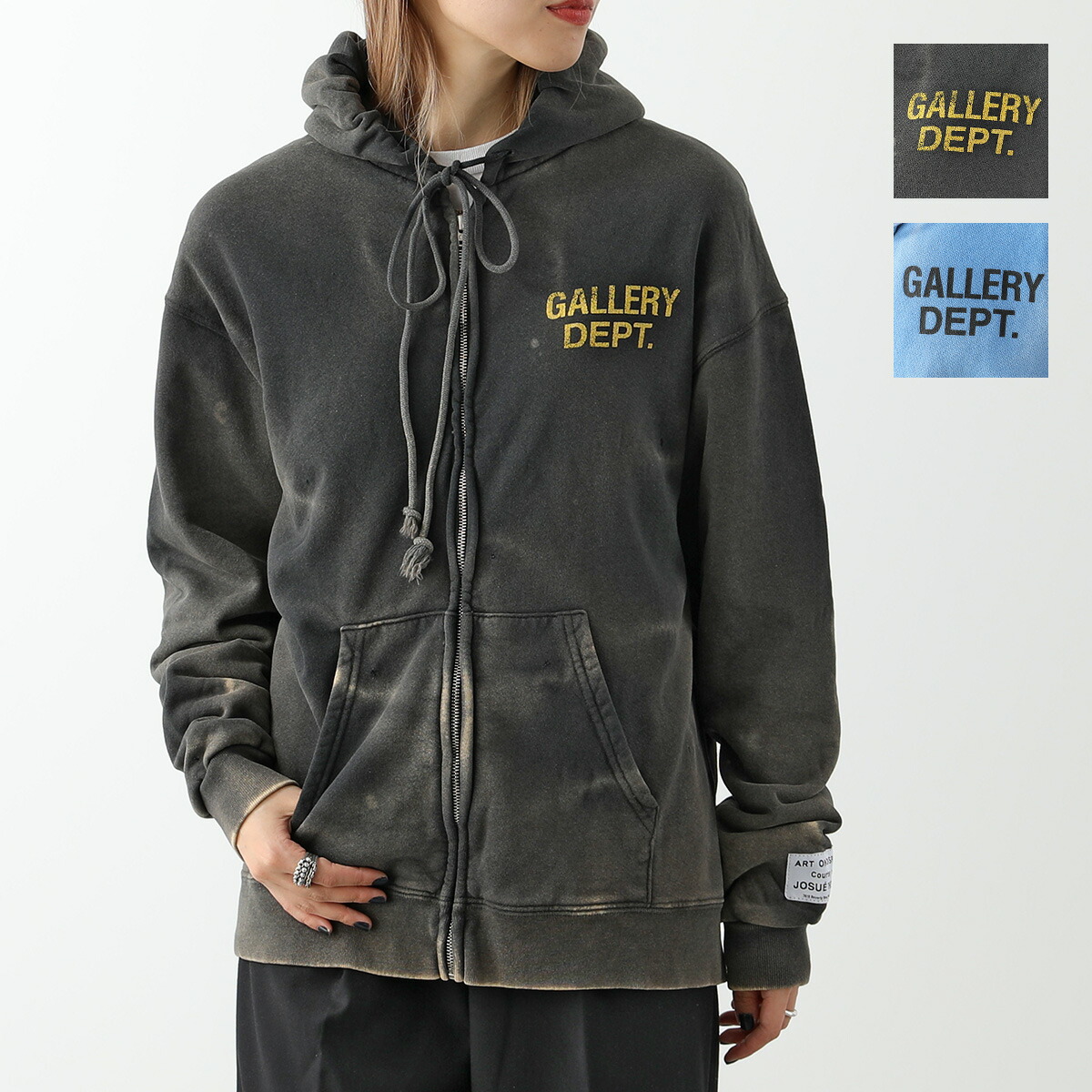楽天市場】GALLERY DEPT ギャラリーデプト スウェットパーカー ZIP UP
