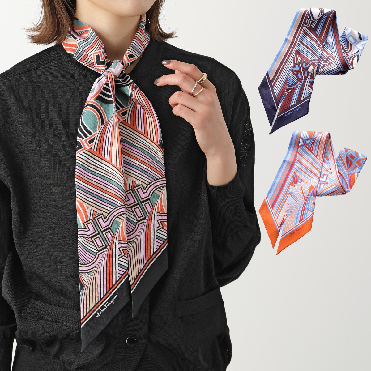 楽天市場】SALVATORE FERRAGAMO フェラガモ スカーフ 32 0469