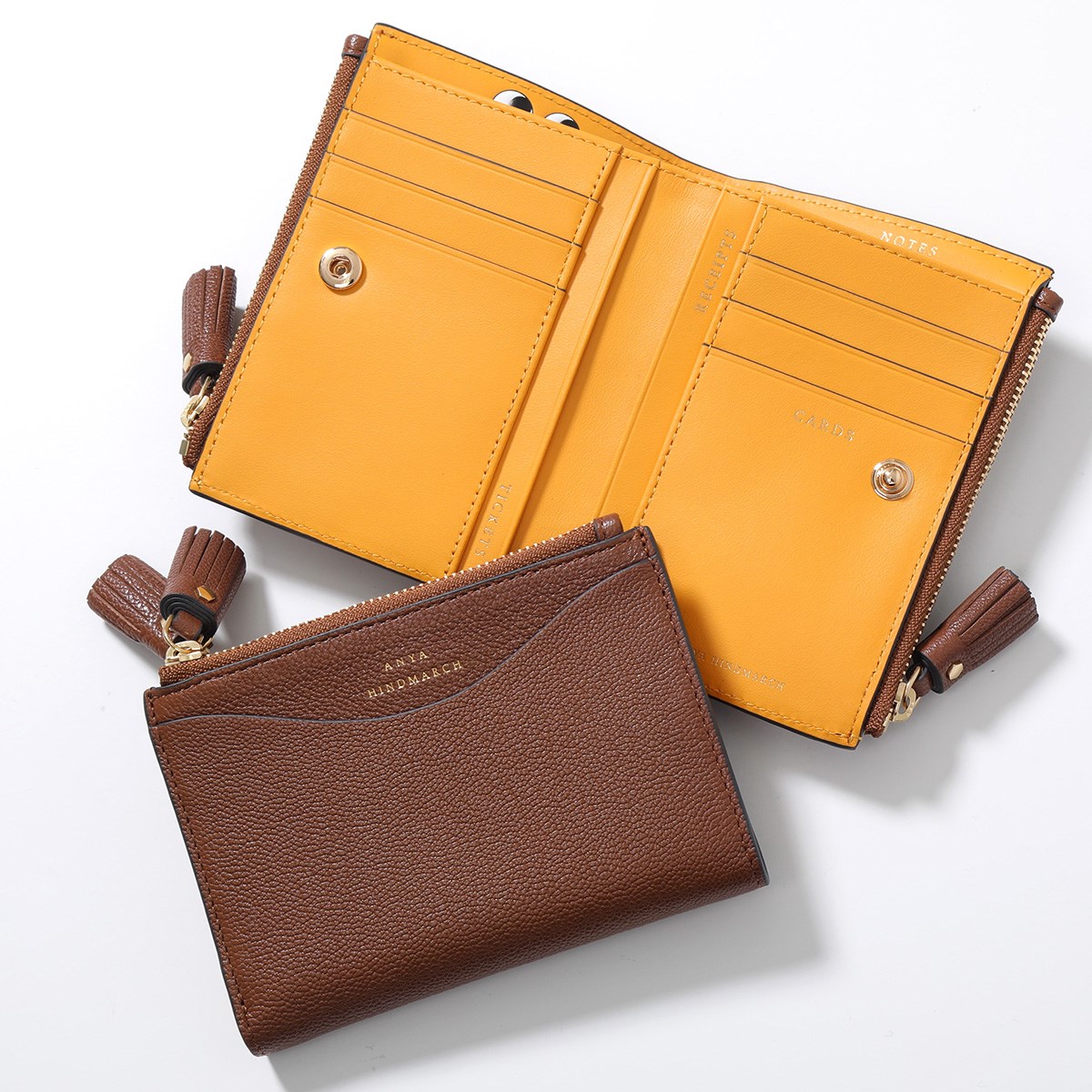 楽天市場】ANYA HINDMARCH アニヤハインドマーチ 二つ折り財布 Peeping