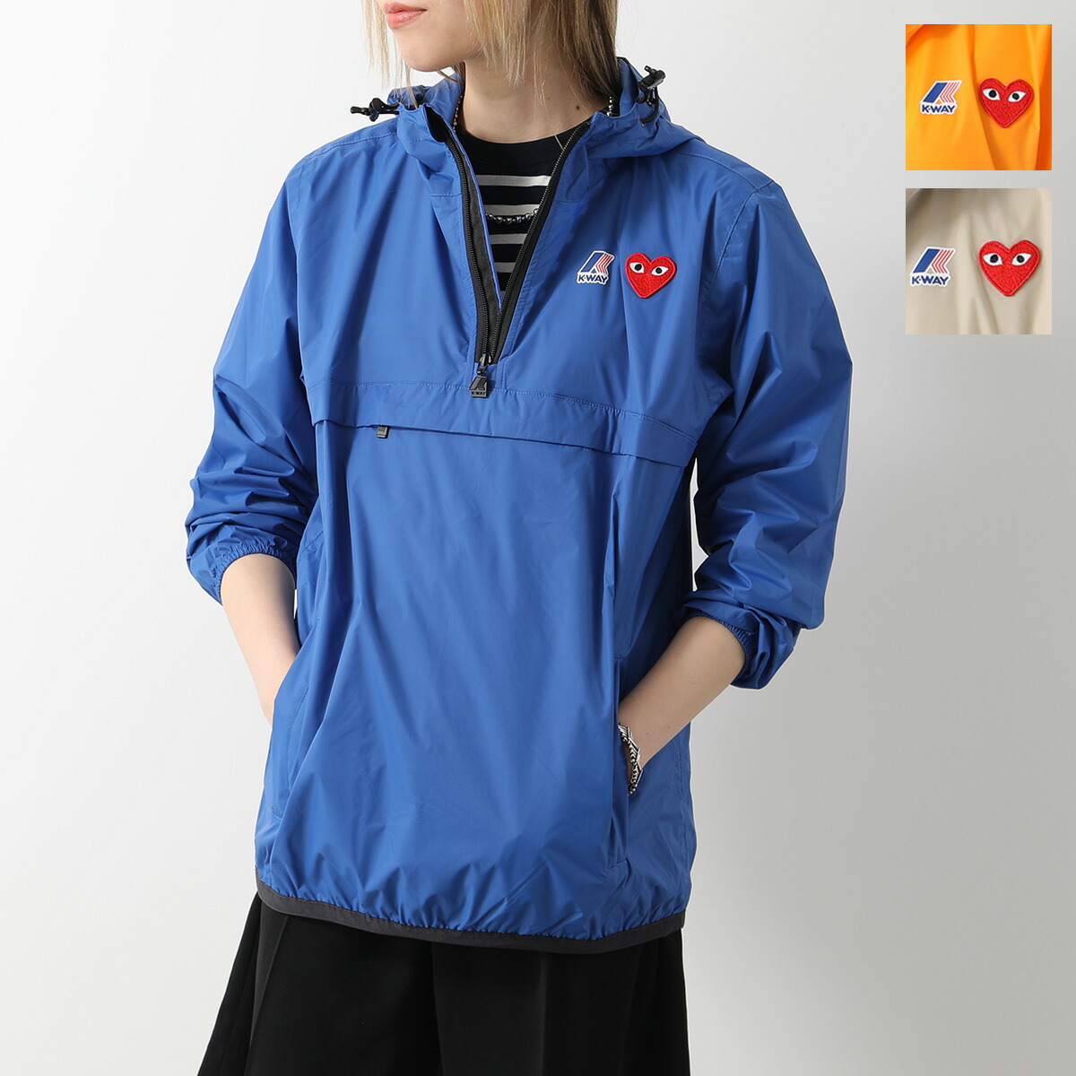 楽天市場】PLAY COMME des GARCONS × K-WAY プレイ コムデギャルソン