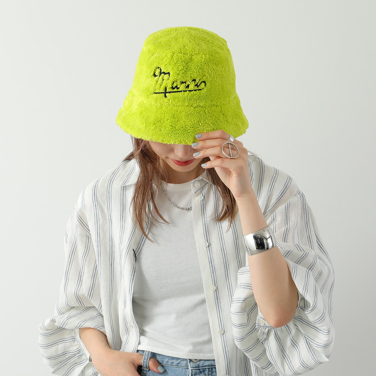 楽天市場】MARNI マルニ バケットハット CLMC0055S0 UTP726 レディース