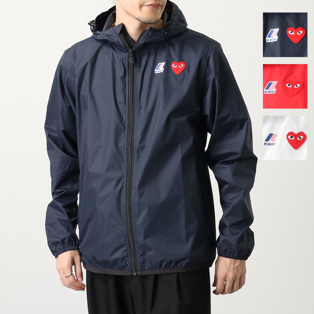 楽天市場】PLAY COMME des GARCONS × K-WAY コムデギャルソン