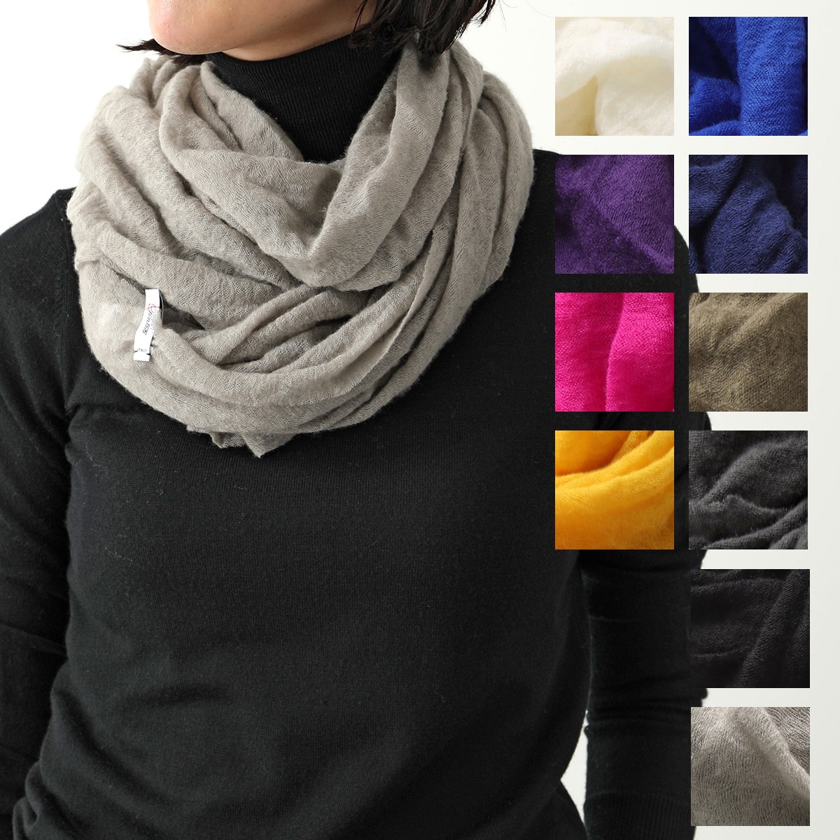 楽天市場】Pin1876 ピン1876 ストール 5505F/201 レディース カシミヤ